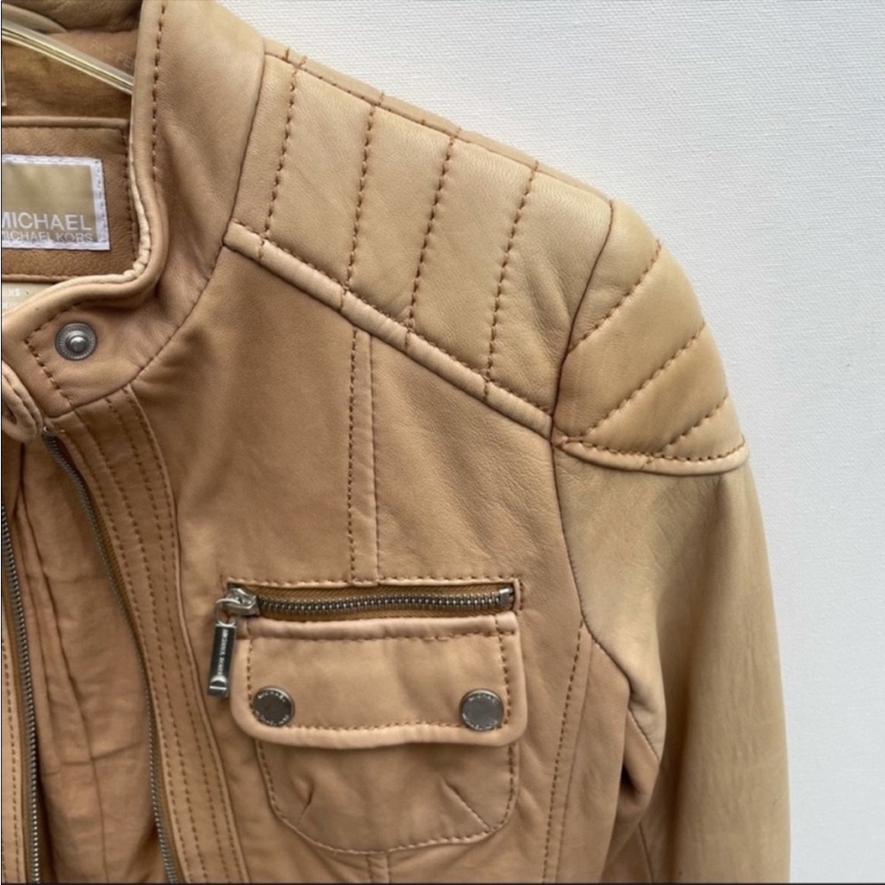 Michael Kors leather jacket - Picture 6 of 13